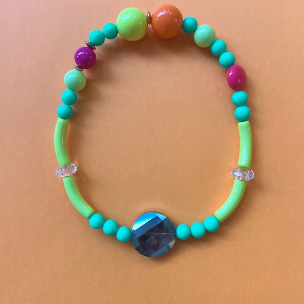 Colorful Beaded Kids Necklace
